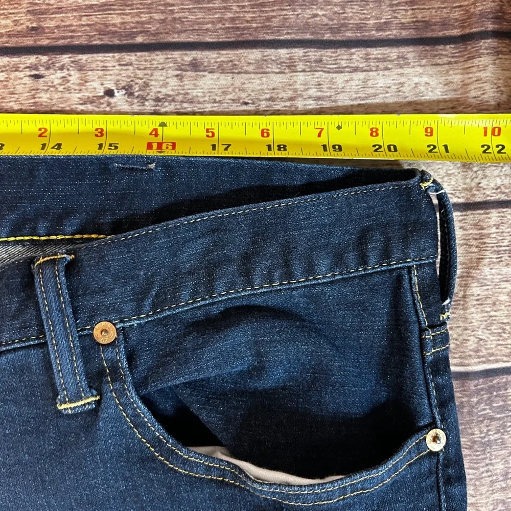 Polo Ralph Lauren Hampton Relaxed Straight Jeans Mens 42x32 Dark Wash Denim